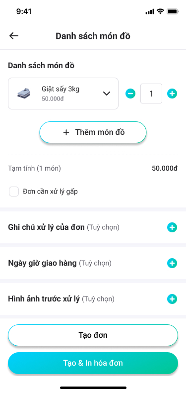 TinyClean app screenshot