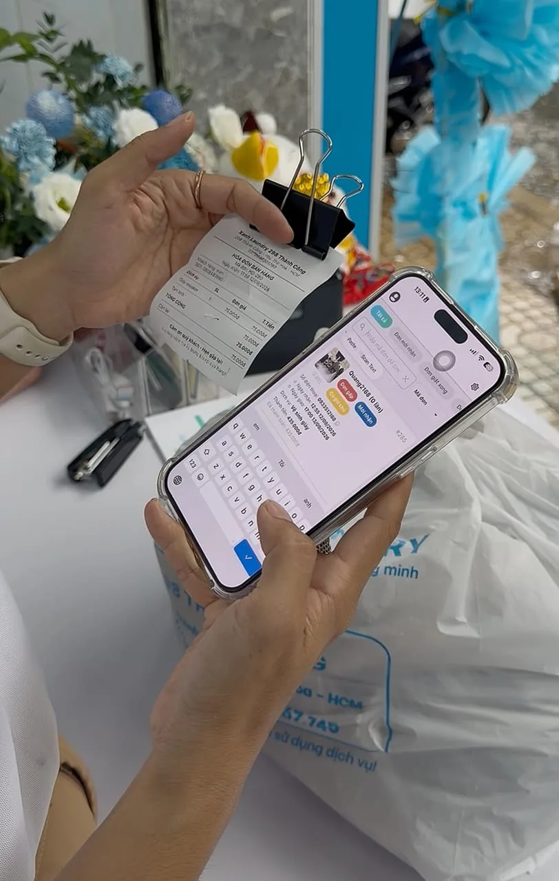 Quản lý đơn hàng trên TinyClean
